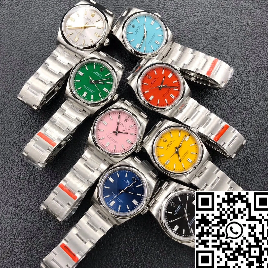 EW Oyster Rolex Dial Factory Turquoise Blue M126000-0006 Perpetual 36MM 1022